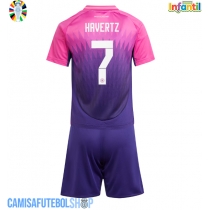 Camisa de time de futebol Alemanha Kai Havertz #7 Replicas 2º Equipamento Infantil Europeu 2024 Manga Curta (+ Calças curtas)